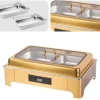 CHAFING DISH ELECTRIC GOLD