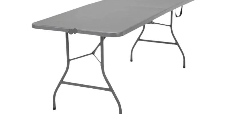 GREY FOLDING TABLE